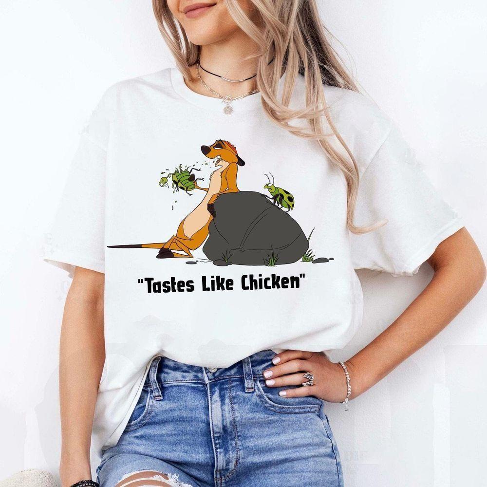 The Lion King Hakuna Matata Timon Tastes Like Chicken Funny Vuitino Apparel